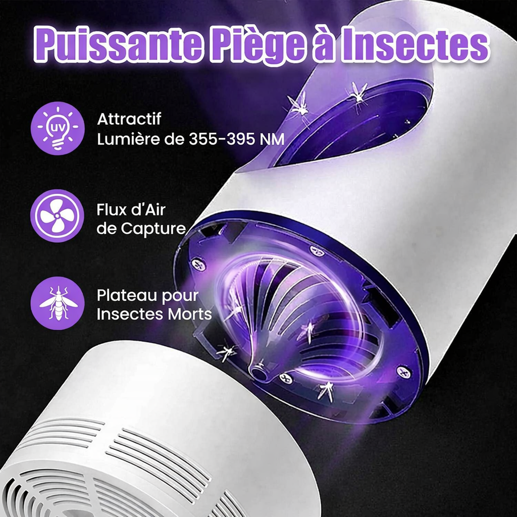 Lampe Photocatalytique Anti-Moustique USB | Protection Maison & Bébé