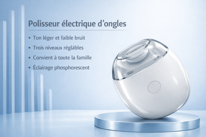 Coupe-Ongles Électrique Automatique 2-en-1 – Lime et Taille-Ongles Bébé & Adulte avec Lumière LED