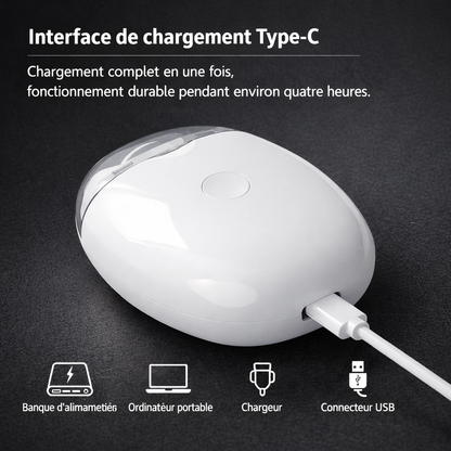 Coupe-Ongles Électrique Automatique 2-en-1 – Lime et Taille-Ongles Bébé & Adulte avec Lumière LED