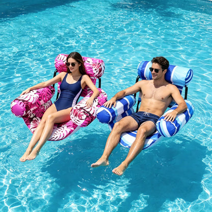 Transat Flottant de Piscine Premium – Confort, Relaxation et Bain de Soleil dans l'Eau