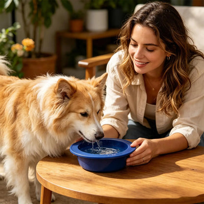Gamelle Rafraîchissante Naturelle pour Chien et Chat | 1.8L