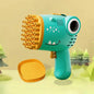 Pistolet à Bulles Dinosaure – 40 Trous, Effet Ultra‑Mousse, Jouet Électrique pour Enfants