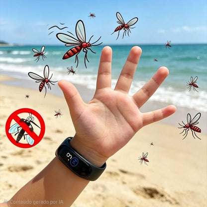 Bracelet Répulsif Moustiques Ultrasons – Sans Produits Chimiques